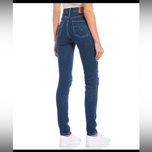 Levi’s size 28 high-rise distressed skinny jeans. - Picture 2 of 6